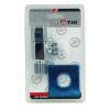 Кран угловой 1/2" × 1/2" с отражателем хром (квадратный) TIM (50/1)